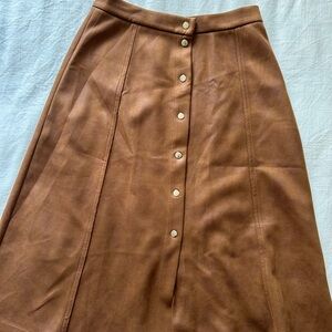 Suede skirt size 4